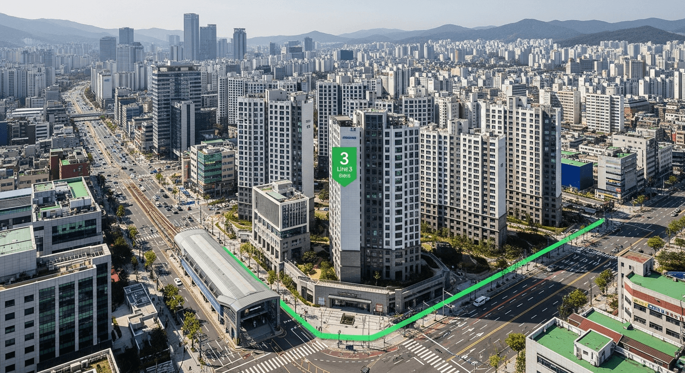 3호선 인접